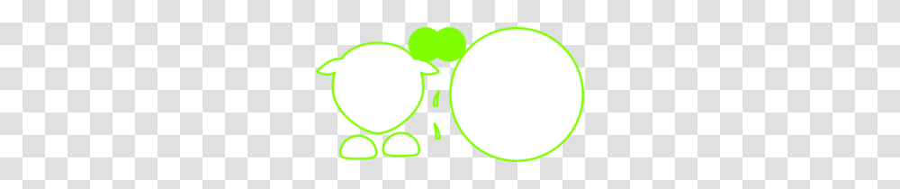 Sheep Lime Green Outline Clip Art, Label, Accessories, Goggles Transparent Png