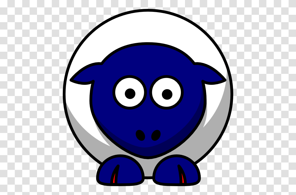 Sheep Looking Straight White With Blue Face And Red Nails, Sport, Sports, Bowling Transparent Png