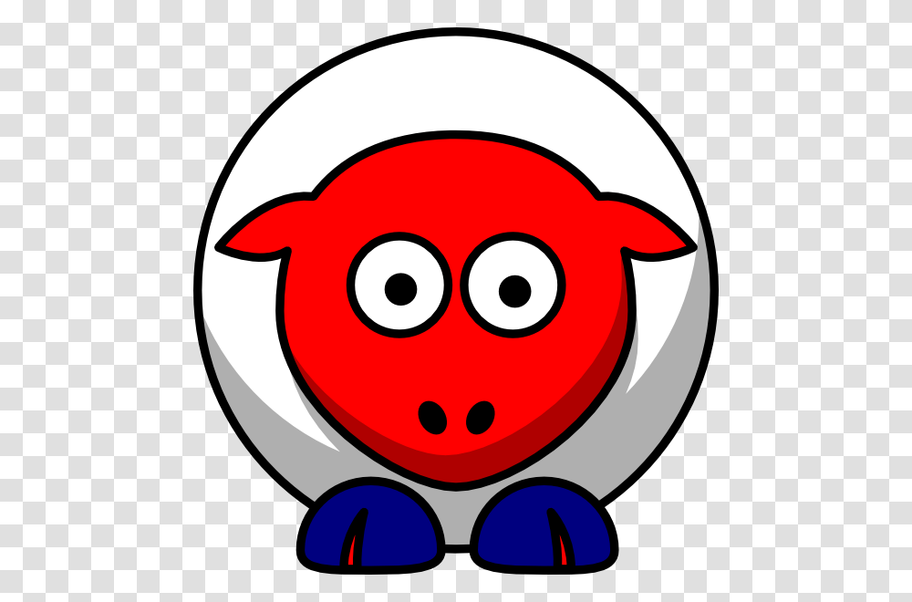 Sheep Looking Straight White With Red Face And Red Nails, Aircraft, Vehicle, Transportation Transparent Png