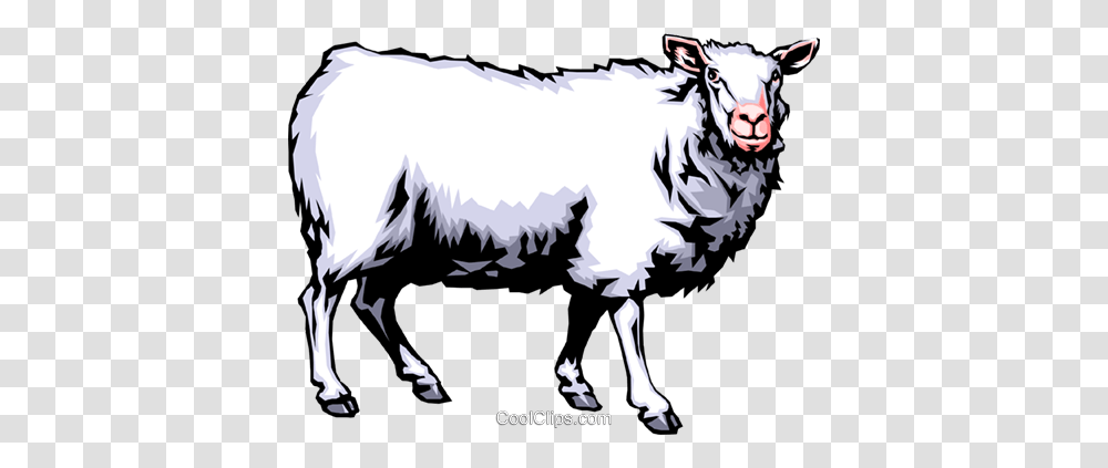 Sheep Royalty Free Vector Clip Art Illustration, Goat, Mammal, Animal, Horse Transparent Png