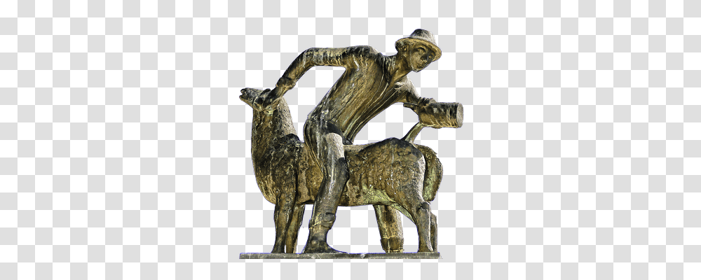 Sheep Scrubber Statue, Sculpture, Mammal Transparent Png