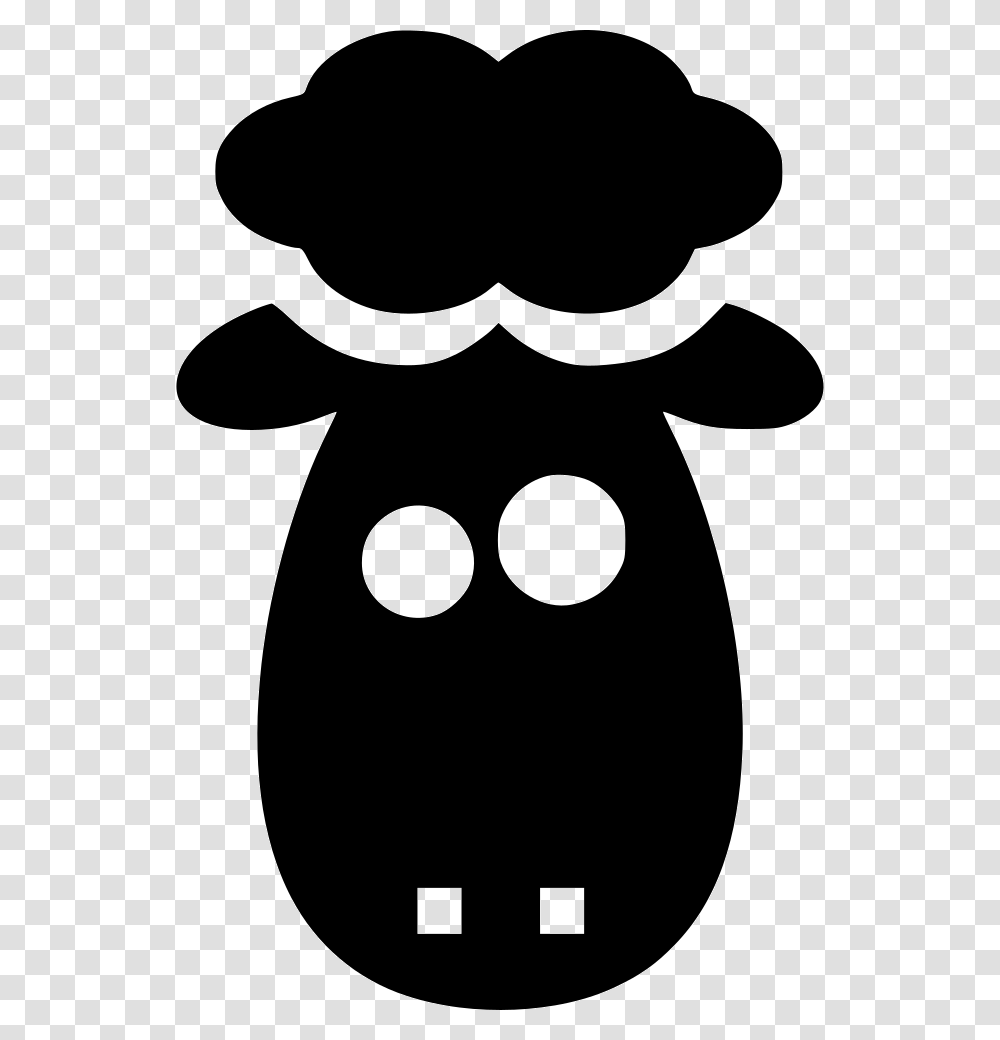 Sheep, Stencil Transparent Png