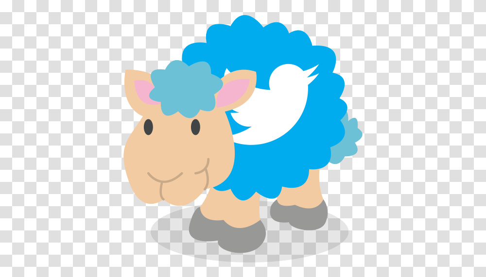 Sheep Twitter Social Network Icon Cartoon Facebook Icon, Graphics, Drawing, Cupid Transparent Png