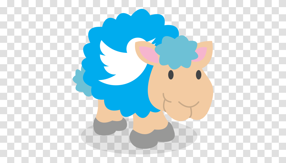 Sheep Twitter Social Network Icon Free Download Twitter Social, Art, Graphics, Cupid, Drawing Transparent Png