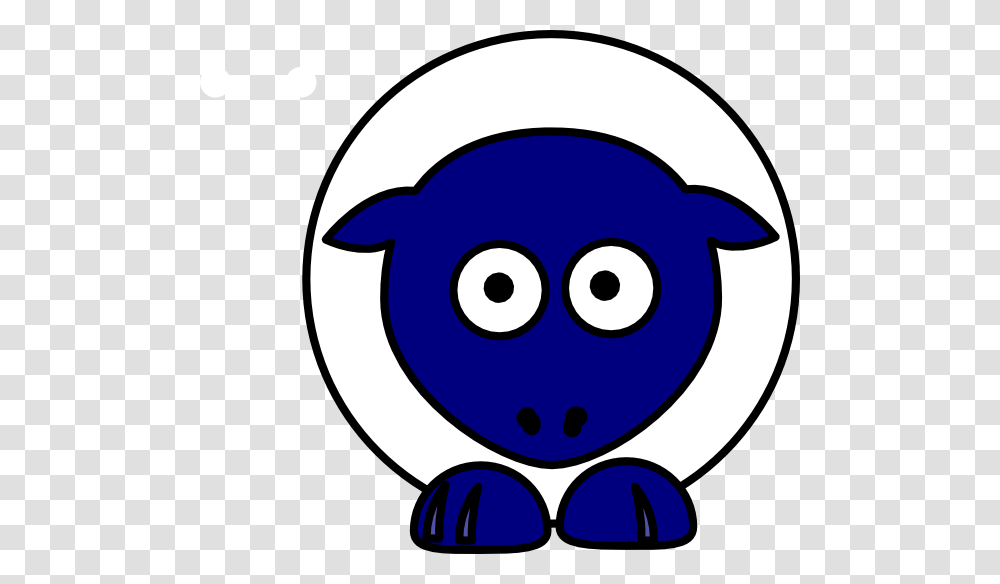 Sheep White Body Blue Face Clip Art For Web, Label, Logo Transparent Png
