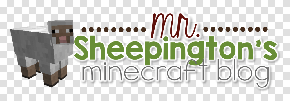 Sheepington S Minecraft Blog, Word, Label, Logo Transparent Png