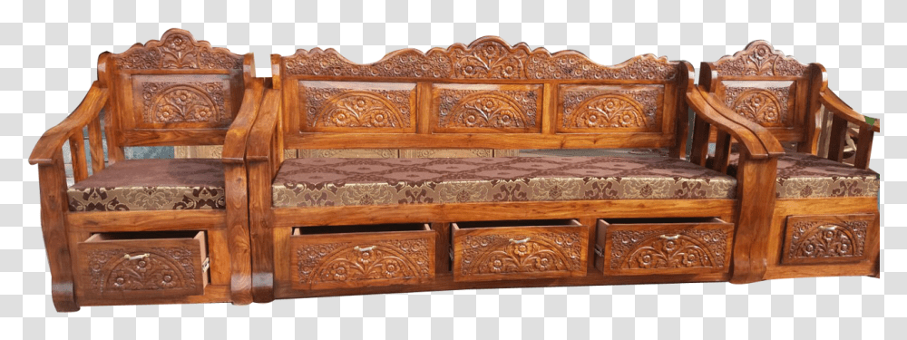Sheesham Wood Sofa Set, Furniture, Sideboard, Hardwood, Cabinet Transparent Png