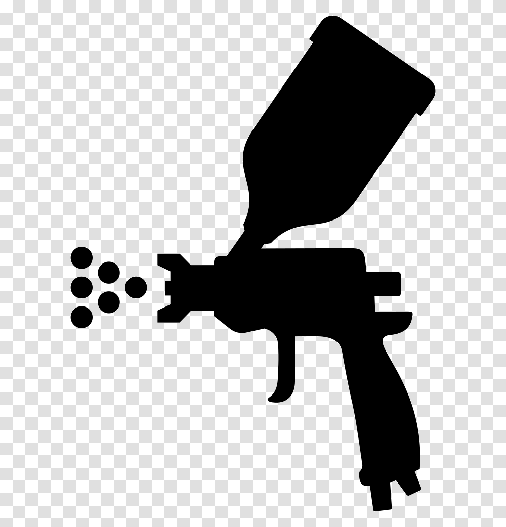 Sheet Metal Spray Painting Spray Gun Icon, Weapon, Weaponry, Photography, Paintball Transparent Png