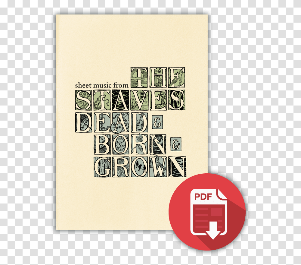 Sheet Music Download Staves Dead And Born And Grown, Poster, Advertisement, Paper Transparent Png