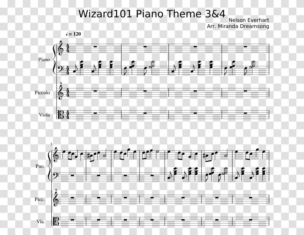 Sheet Music, Gray, World Of Warcraft Transparent Png