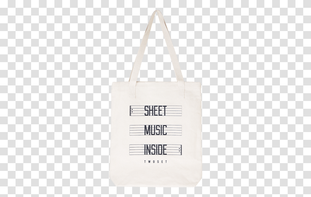 Sheet Music Inside Tote - Twoset Apparel Tote Bag, Handbag, Accessories, Accessory Transparent Png