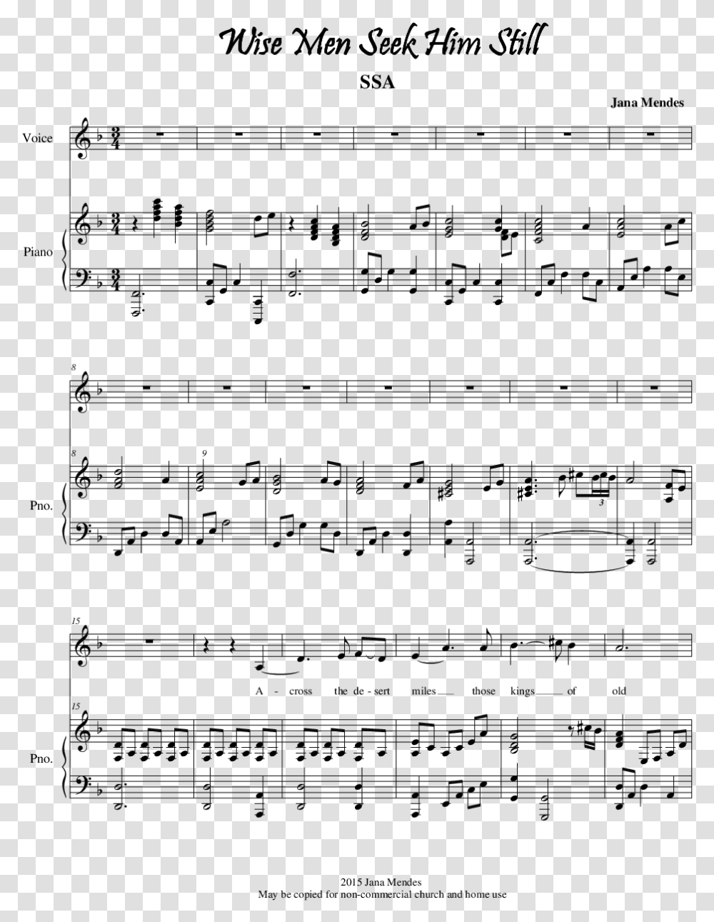 Sheet Music Picture Just Another Day Piano Sheet Music, Handwriting, Plot Transparent Png