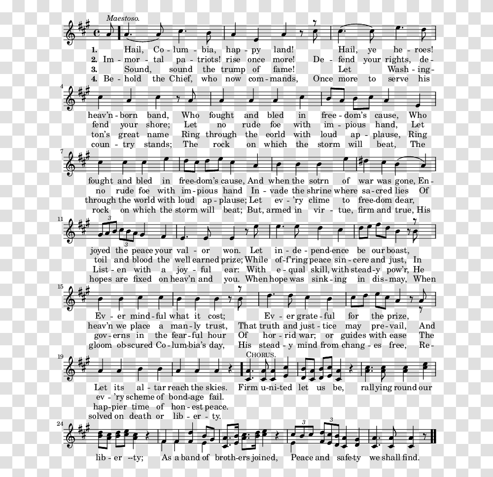 Sheet Music, Document, Page, Letter Transparent Png