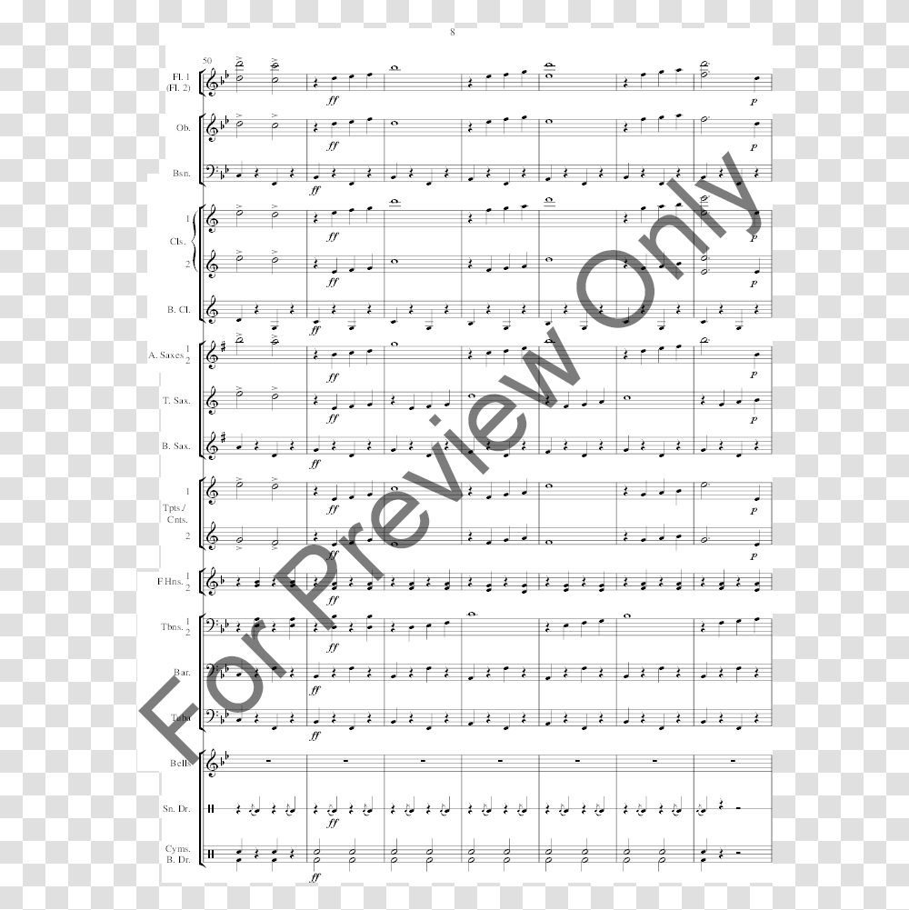 Sheet Music, Number Transparent Png
