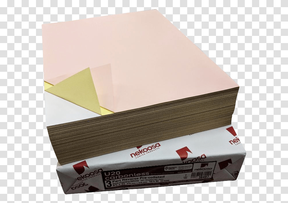 Sheets Blank Carbonless Paper Laser Carton, Box, Cardboard, Envelope, File Folder Transparent Png