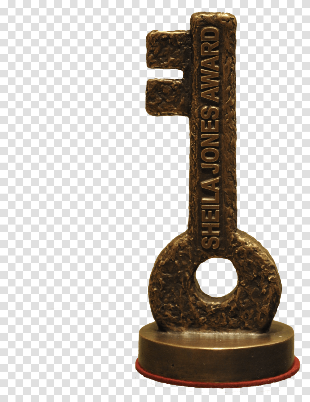 Sheila Jones Award, Key, Cross, Bronze Transparent Png
