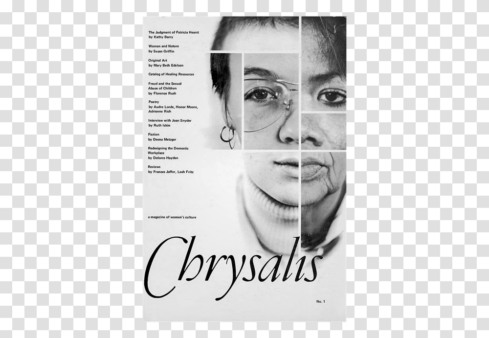 Sheila Levrant De Bretteville Chrysalis Magazine, Face, Person, Human, Head Transparent Png