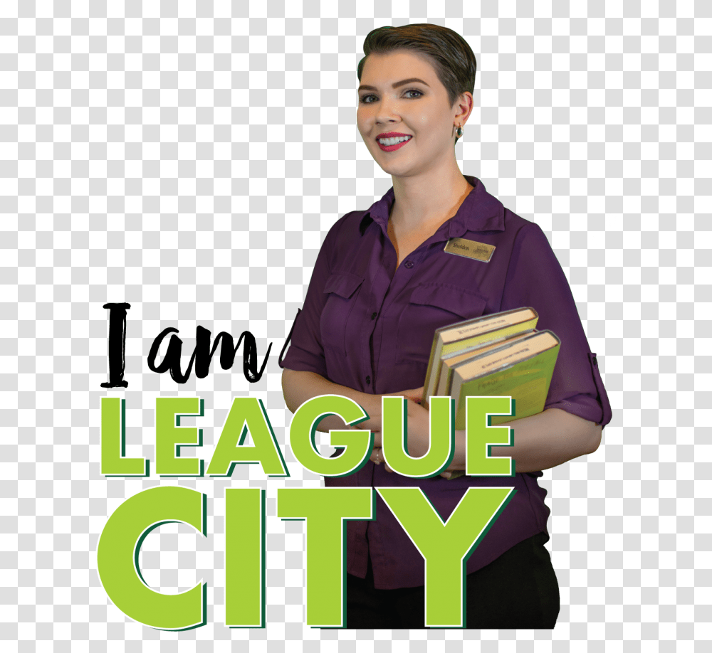 Sheldon Freeman At New Job As A Helen Hall Librarian Poster, Person, Female, Worker, Word Transparent Png