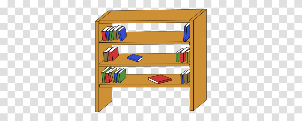 Shelf Furniture Art Paper Clip Bookcase, Bus, Vehicle, Transportation, Wood Transparent Png