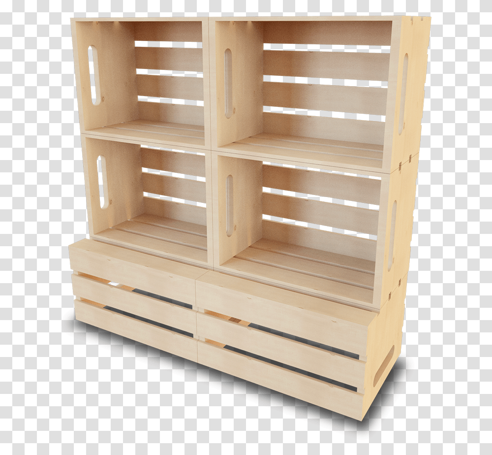 Shelf, Wood, Box, Plywood, Crate Transparent Png