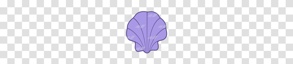 Shell Clipart Purple Shell, Balloon, Sea Life, Animal, Clam Transparent Png