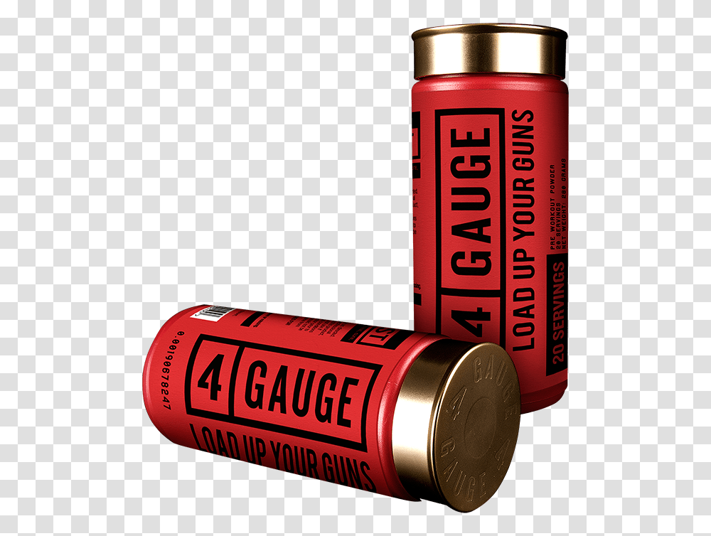 Shells 4 Gauge Pre Workout, Tin, Can, Weapon, Weaponry Transparent Png