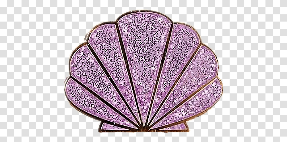 Shells Shell Shelloverlord Cool Colors Sparkle Conchita De La Sirenita, Purple, Plant, Pattern, Flower Transparent Png