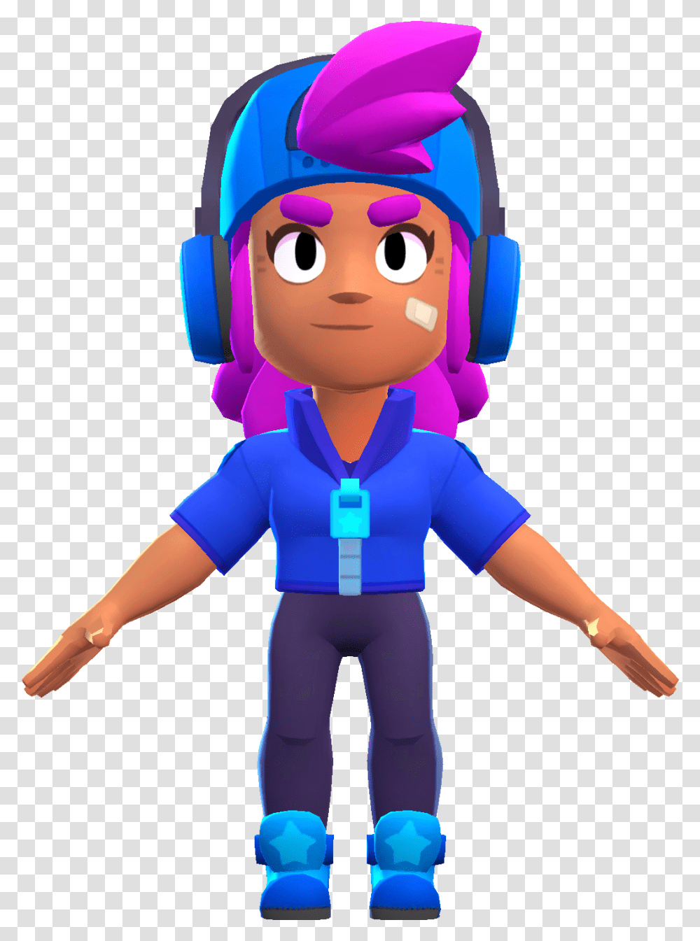 Shelly Brawl Stars T Pose, Electronics, Person, Human, People Transparent Png