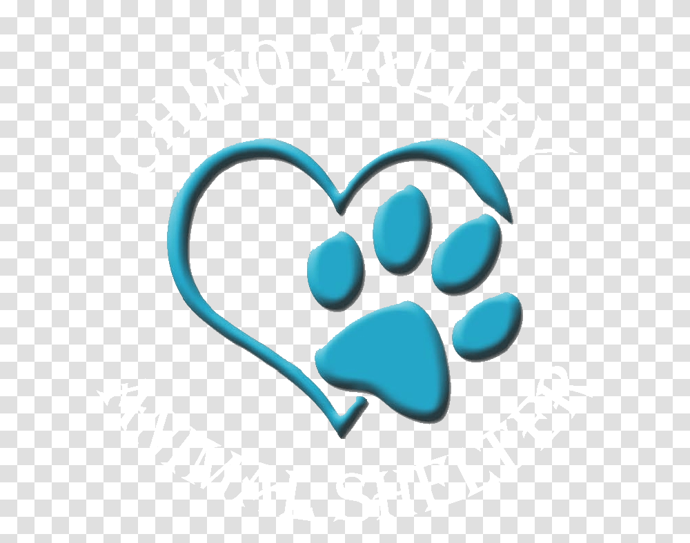 Shelter Dog Paw Print Svg Free, Heart, Logo Transparent Png