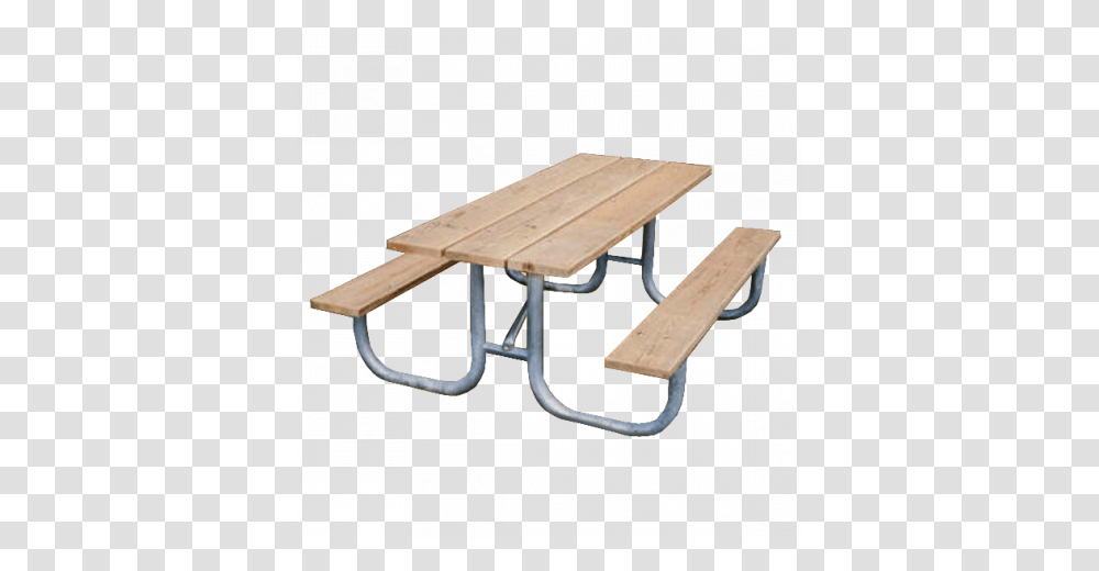 Shenandoah Picnic Table With Wood Plank Top And Benches, Tabletop, Furniture, Plywood, Coffee Table Transparent Png