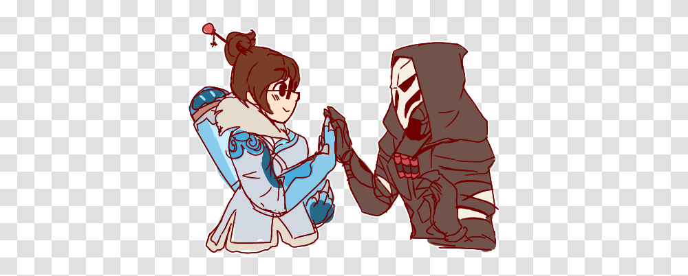 Shenpai Overwatch Mei And Reaper, Hand, Person, Human, Fist Transparent Png