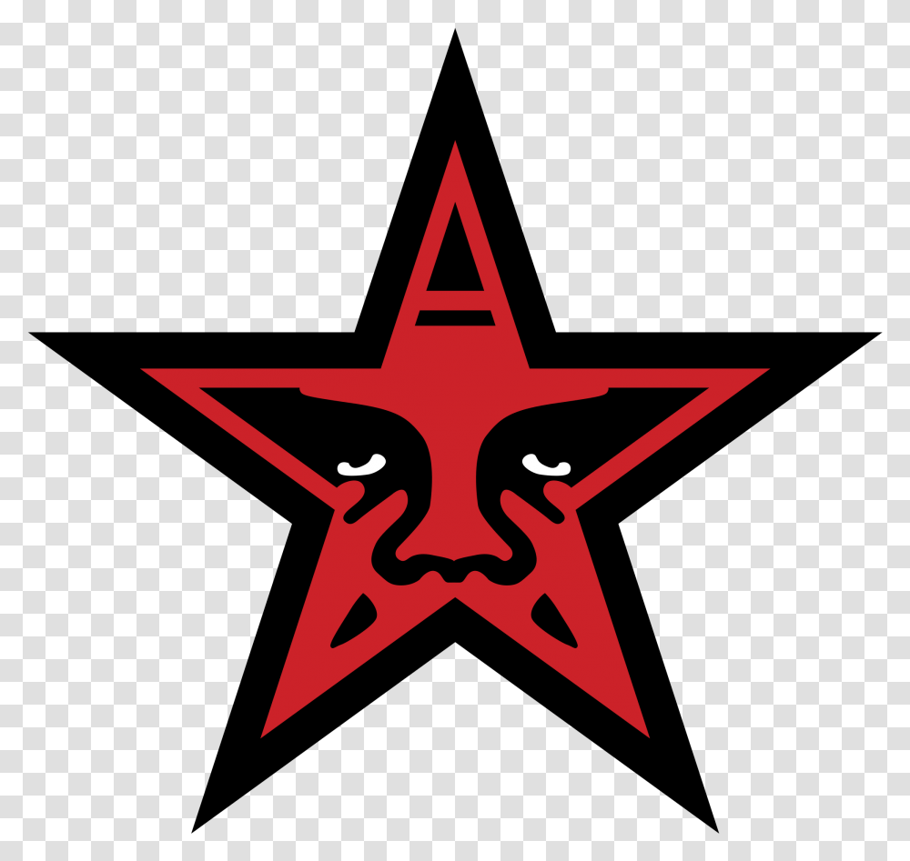 Shepard Fairey Obey Star, Cross, Star Symbol Transparent Png