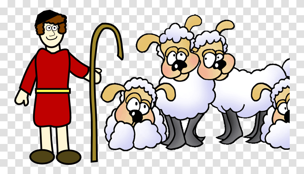 Shepherd Boy Clipart Sheep Flock, Person, Human, Performer Transparent Png