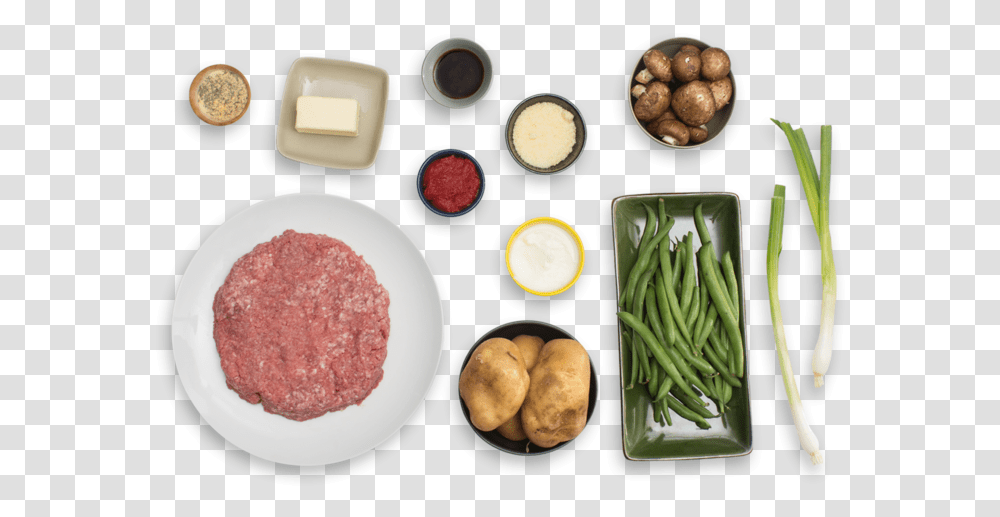 Shepherd's Pie With Green Beans Amp Mushrooms Patty, Plant, Food, Vegetable, Produce Transparent Png
