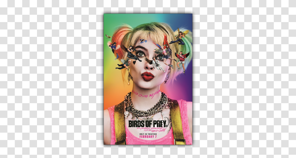 Sheridanmovies Birds Of Prey And The Fantabulous Emancipation, Face, Person, Necklace, Performer Transparent Png