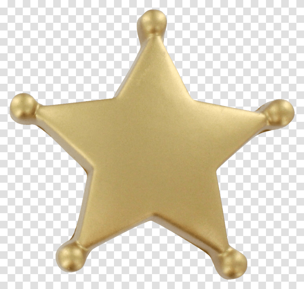 Sheriff Badge Blank Sheriff Badge, Gold, Star Symbol, Antelope Transparent Png