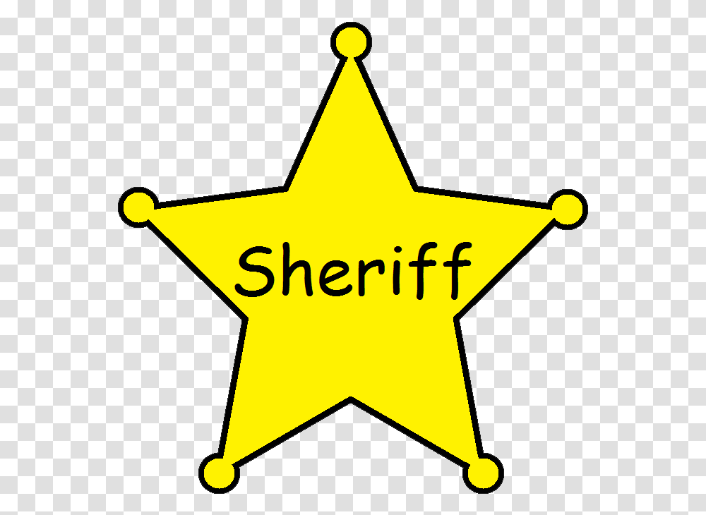 Sheriff Badge Clipart Free Clip Art Western Star Clipart, Symbol, Star Symbol Transparent Png