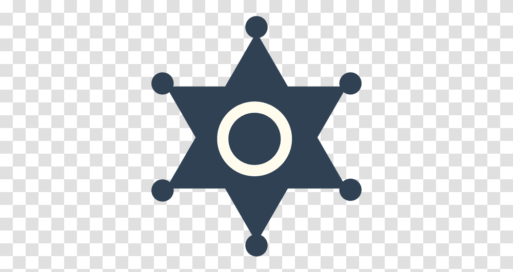 Sheriff Badge Deputy Badge Thin Blue Line, Symbol, Star Symbol, Logo, Trademark Transparent Png