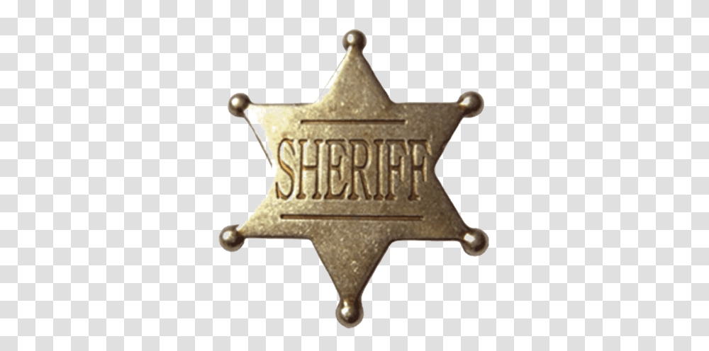 Sheriff Badge Image Sheriff Star Badge, Logo, Symbol, Trademark, Cross Transparent Png