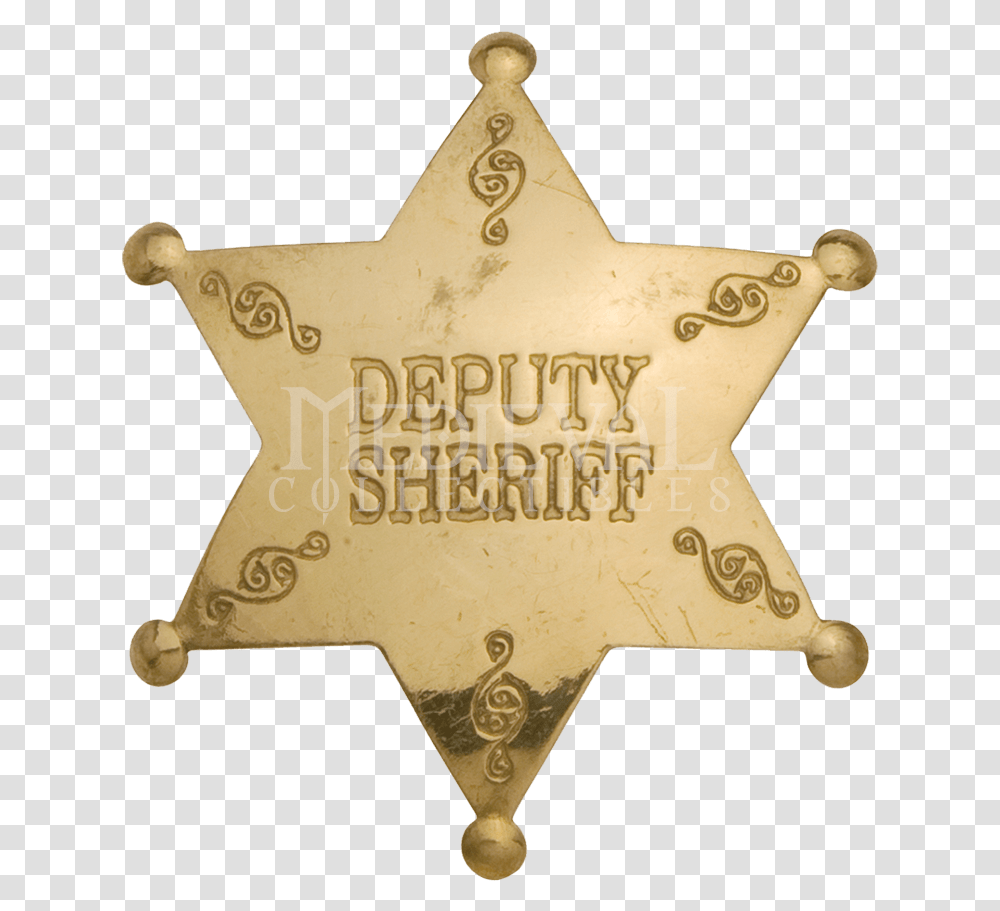 Sheriff Badge Police Officer Brass Lapel Pin Deputy Sheriff Badge Clipart, Logo, Trademark, Cross Transparent Png