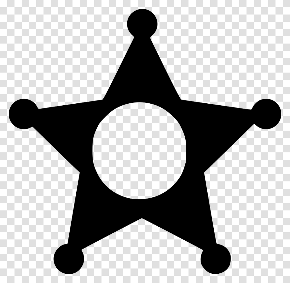Sheriff Badge Sheriff Badge Svg, Star Symbol, Blow Dryer, Appliance Transparent Png