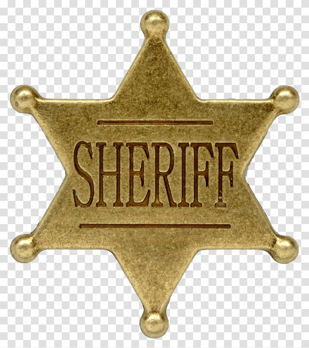 Sheriff Badge Sheriff Star Badge, Logo, Trademark, Cross Transparent Png