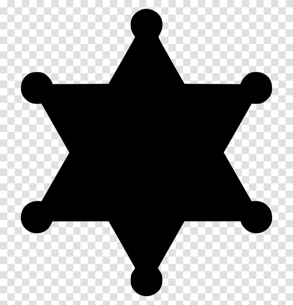 Sheriff Badge Star Law Enforcement Police Icon Free, Axe, Tool, Star Symbol Transparent Png