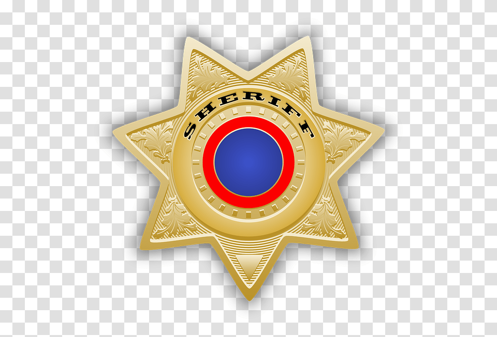 Sheriff Badge Vector Image Clip Art Sheriff Badge 5 Point, Logo, Trademark, Wristwatch Transparent Png