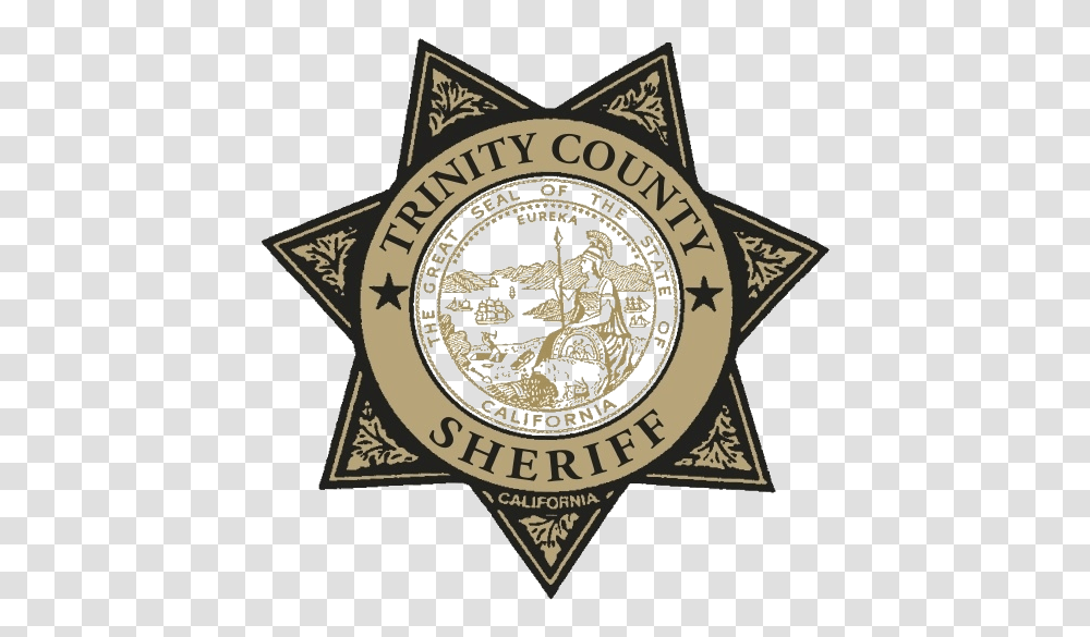 Sheriff Department Trinity County, Logo, Trademark, Badge Transparent Png