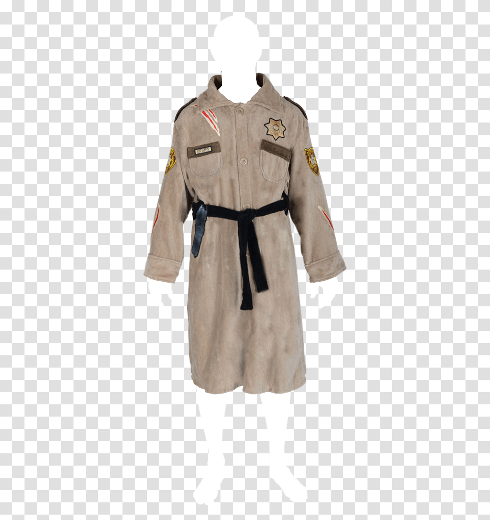 Sheriff Rick Grimes Cotton Bathrobe Walking Dead Dressing Gown, Apparel, Linen, Home Decor Transparent Png