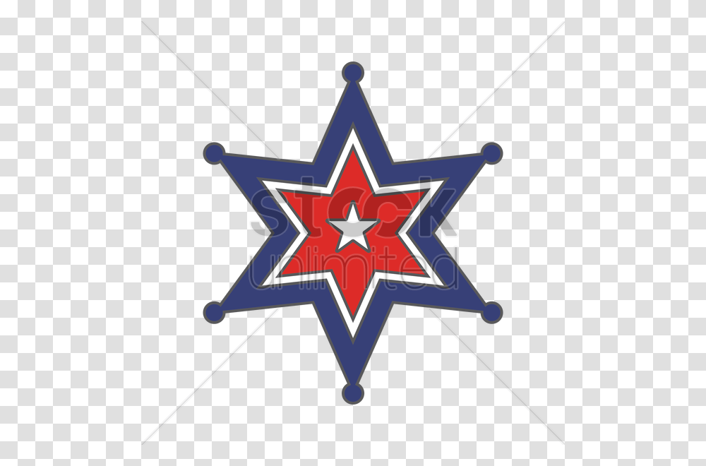 Sheriff Star Badge Vector Image, Cross, Star Symbol Transparent Png