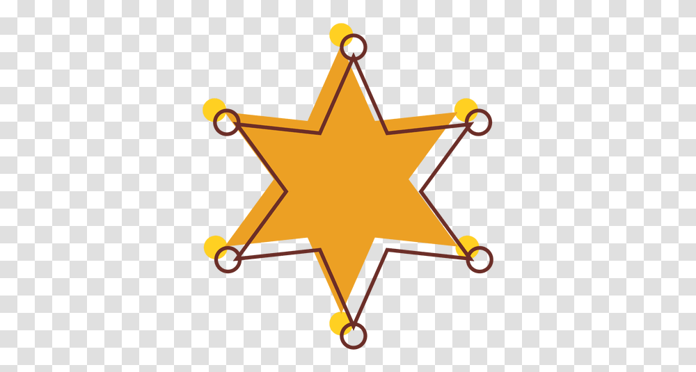 Sheriff Star Cartoon 01 & Svg Vector File Marcador Estrela, Symbol, Construction Crane, Star Symbol Transparent Png
