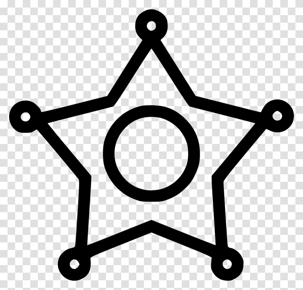Sheriff, Shovel, Tool, Star Symbol Transparent Png