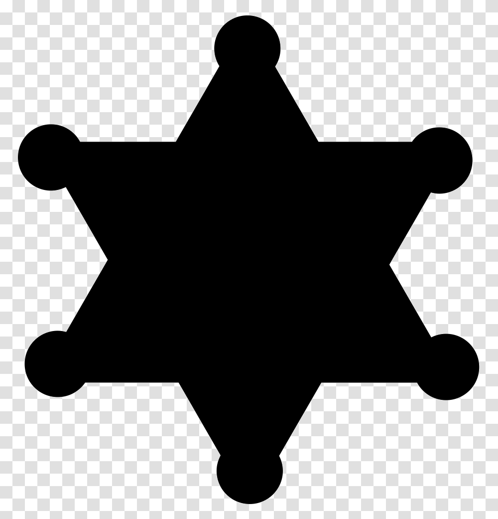 Sheriff, Star Symbol, Axe, Tool Transparent Png